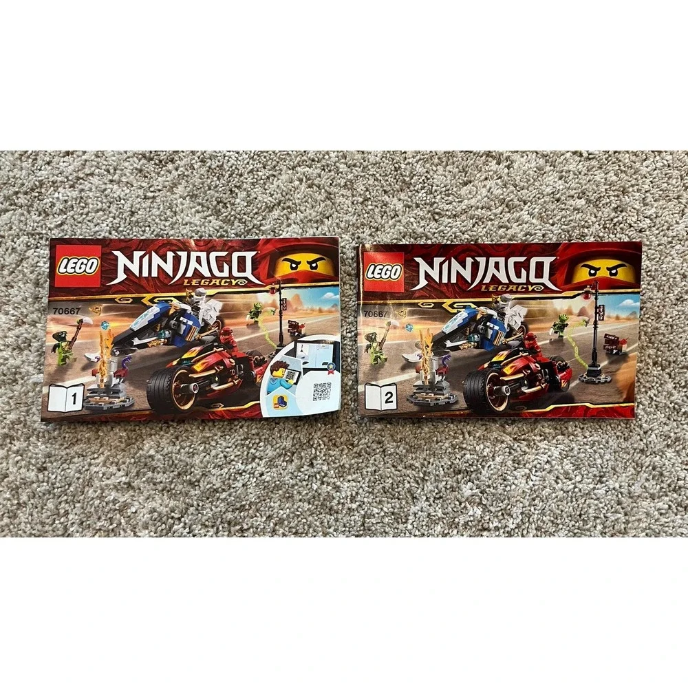 LEGO Ninjago Instruction Manual Booklets Lot 6 71738 70641 70667 70672 70610